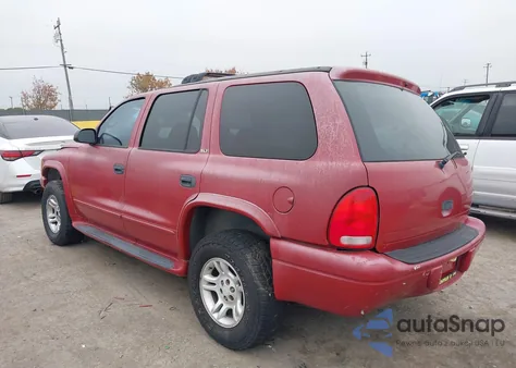 2002 Dodge Durango Slt Plus z USA, uszkodzony, nr VIN 1B4HS58N82F102122